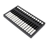 Topiky Blind Abacus with Smooth Beads for Math Learning | Boulier de bureau pour étudiants aveugles, matériau ABS, outil de comptage Tactile pour l\'éducation précoce, coins