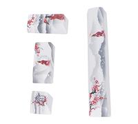 Topiky Bricolage Keycaps, PBT Keycap Set, Space Keycap ESC Keycap Enter Keycap Numpad Enter Keycap, Snow Mountain Plum Bossom Girl Pattern, Casquettes de Claviers D'ordinateur Universels