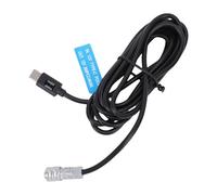 Topiky Câble d'alimentation de Type C pour BMPCC 4K 6K, Cordon de Connecteur USB C vers Femelle à 2 Broches de 200cm, Cordon d'alimentation Compatible PD pour Caméra de Cinéma