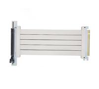Topiky Câble D'extension PCIE 4.0, Câble de Montage GPU Haute Vitesse blindé 16x, Câble D'extension de Prise Pliable Portable à 90 Degrés, Câble de Montage pour PCIE 3.0 Gen3