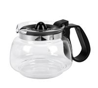 Topiky Cafetière en Verre 600ML, Sécurisée avec Poignée Noire