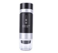 Topiky Cafetière Portative avec Deux Batteries, pour les Voyages en Voiture, au Bureau, en Acier Inoxydable