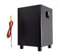 Topiky Caisson de Basses Passif 6,5 Pouces, Haut-Parleur de Caisson de Basses Passif 100 W avec Technologie de Gain de Terre, Haut-Parleur pour Fête Cinéma Maison Plug and Play,