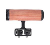 Topiky Camera Cage Poignée Latérale, Poignée en Bois Réglable en Hauteur | Poignée de cage de caméra en bois avec support de chaussure froide, trou de filetage 1/4 po, côté gauche ou droit