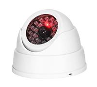 Topiky Caméra de Surveillance Simulée, Caméra Dôme Factice, Dôme Simulée Intérieure et Extérieure sans Fil Mr-18b avec 30 LED IR Factices, Fausse de sécurité pour Magasin de Bureau à Domicile