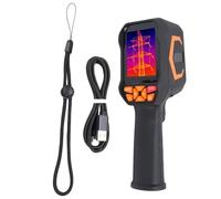 Topiky Caméra Thermique Portable, Caméra D'imagerie Thermique, Imageur Thermique Infrarouge, -20 ° C à 550 ° C 8 Go de Stockage 25Hz avec une Amélioration de L'image TisoView pour