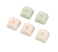 Topiky Capuchons de Touches, 112 Touches de Clavier Mécanique, Hauteur MCA de 9 Mm, Capuchons de PBT, Ne Se Déchirent Pas, Ne Se Décolorent Pas et Glissent pour la