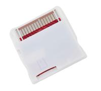 Topiky Carte de Sauvegarde de Jeux, Lecture/écriture Haute Vitesse, Compatible avec les Consoles Professionnelles , 3DS, NDSL, MD, GB, GBC, FC et PCE. Matériau : ABS. (Ensemble blanc WOOD HK)