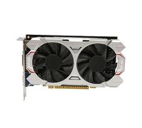 Topiky Carte Graphique de Jeu GTX 1050Ti, Carte Vidéo 4 Go DDR5 128 Bits avec Deux Ventilateurs de Refroidissement, Carte Graphique à Profil Bas de 850 MHz à 3800 MHz avec (GTX1050Ti 4