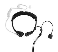 Topiky Casque Micro Gorge, Tube Acoustique Gorge Micro Écouteur Microphone Conduit d'air Casque PTT pour UV-5R BF-888S Talkie Walkie