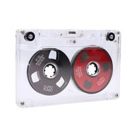 Topiky Cassette Audio 50 Minutes Conception Métal Bobine | Attrait visuel, Matériau ABS, Compatibilité d\'enregistrement, Organisation facile