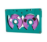 Topiky Cassette Vierge 50 Minutes de Lecture d'enregistrement Cassette Double Face, Bande Ferrique de Type I Biais Normal pour l'enregistrement de Musique, Bobine à Bobine avec Bobines Métalliques