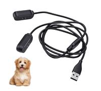 Topiky Chargeur à Clip Magnétique pour Traceur GPS D'Animaux de Compagnie, Cordon USB à Charge Rapide 2 en 1, Cordon USB Magnétique Portable pour Appareils GPS Intelligents pour Animaux