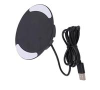 Topiky Chargeur sans Fil sous Bureau, Chargeur de Téléphone de Comptoir à Charge Rapide 10 W, Station de Charge sans Fil Rapide à Fixer sur Un Passe-câble pour Bureau ou Table de Chevet