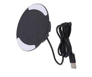 Topiky Chargeur sans Fil sous Bureau, Chargeur de Téléphone de Comptoir à Charge Rapide 10 W, Station de Charge sans Fil Rapide à Fixer sur Un Passe-câble pour Bureau ou Table de Chevet