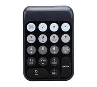 Topiky Clavier Numérique sans Fil, Mini pavé Numérique 2,4 GHz à 18 Touches, Extension de Clavier Silencieuse et Portable pour la comptabilité Financière, Idéal pour Le Travail à (Black)