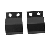 Topiky Clip d'angle de Rail de Boîte à Outils, Remplacement de Support de Rail à Trou fileté M8 pour l'emballage, Support Universel pour le Stockage du Système de de Boîte à Outils (BLACK)