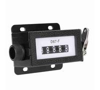 Topiky Compteur Mécanique à 5 Chiffres, Compteur Manuel Réinitialisable à Bouton Rotatif de 0 à 99999 pour l'industrie Textile des Machines
