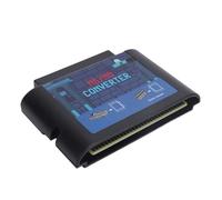 Topiky Convertisseur de Carte de Jeu MS vers MD avec Matériau ABS de qualité Supérieure pour une Expérience de Jeu Améliorée pour et Mega Drive 1 unité (BLACK)