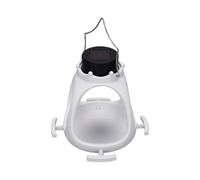 Topiky Crown Solar Bird Feeder avec Design Facile à Nettoyer | Plastique durable, résistant aux intempéries, parfait pour le jardin, couronne attirant les oiseaux.