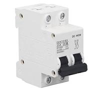 Topiky Disjoncteur Bipolaire 1000V CC, Extinction D'arc Magnétique (25A) | Disjoncteur PV sur rail Din avec protection contre les surcharges pour système solaire