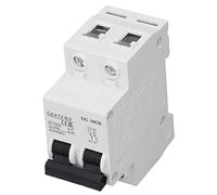 Topiky Disjoncteur Bipolaire 1000V CC, Extinction D'arc Magnétique (40A) | Disjoncteur PV sur rail Din avec protection contre les surcharges pour système solaire