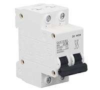 Topiky Disjoncteur Bipolaire 1000V CC, Extinction D'arc Magnétique (6A) | Disjoncteur PV sur rail Din avec protection contre les surcharges pour système solaire