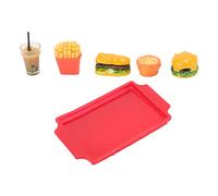 Topiky Dollhouse Fast Food 1/12 Résine Mini Burger Frites Set