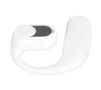 Topiky Écouteurs à Oreille Ouverte Unique Écouteurs sans Fil Bluetooth 5.3 pour Le Jogging, Le Vélo, la Randonnée avec Charge Rapide et Technologie de Suppression du Bruit (White)
