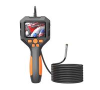 Topiky Endoscope Industriel Endoscope Numérique 1080P, Caméra d'Inspection étanche IP68, Caméra à écran IPS de 2,8 Pouces avec Lumières LED, Portée Serpent pour Pipeline, Mur, Inspection de Voiture