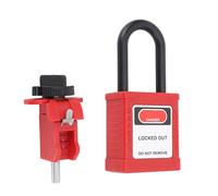 Topiky Ensemble de Cadenas de sécurité Anti-perte, étiquette de Verrouillage, Dispositif de Verrouillage de Disjoncteur isolé avec 2 Clés pour équipement de Vanne, équipement électrique, Serrure