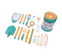 Topiky Ensemble de Jouets de Sable de Plage pour Enfants - Kit d'exploration en Plein Air pour Enfants avec Pelle, Lampe de Poche, Seau, Jouets de Creusement Portables de Voyage d'aventure pour