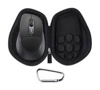 Topiky Étui Rigide pour Souris Logitech M850 Signature Comfort Plus L | Coque EVA Antichoc, Doublure en Tissu Doux, Clip de Suspension pour Voyage, Rangement Résistant à la Poussière et à L'eau