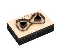 Topiky Filière de Découpe en Forme de Nœud Papillon, Poinçon en Acier au | Moule de découpe du cuir, pour l\'artisanat, porte-clés, Bracelets, Compatible avec l\'outil de poinçonnage au maillet