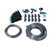 Topiky Greenhouse Drip Irrigation Kit avec 10m de Tuyau | Buse réglable, pulvérisation atomisée, 3 modes d\'arrosage, système goutte à goutte, kit de brumisation, lit de jardin,