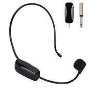 Topiky Haut-Parleur portatif d'amplificateur de Voix, Mini-Casque Micro à condensateur MIC de 3,5 mm pour Montage en tête monté sur la tête pour Enseignants, Guides touristiques, Formateurs