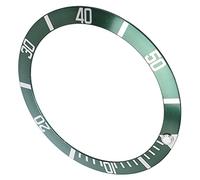 Topiky Insert de Lunette de Montre, Remplacement de Bague d'insertion de Lunette en Aluminium, Accessoire de Pièces de Montre Professionnel pour la Réparation des Horlogers (Green)
