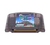 Topiky Jeu pour N64, Cartouche Flash N64, Cartouche de Jeu Open Source à Lecture Rapide pour Jeux Rétro 64DD, Sauvegarde Automatique pour, émulation 64DD et 16 Go de Mémoire (Noir Transparent)