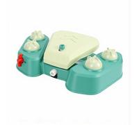 Topiky Jouet d'arrosage d'eau pour Chien, Fontaine 'Eau Activée par Marche pour l'extérieur, Arroseur de Refroidissement activé par Les Pattes de Chien pour Jardin et Cour (Vert Clair)