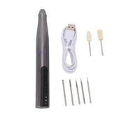 Topiky Kit de Polissage de Stylo de Gravure de Perceuse à Ongles Multifonction 3 Vitesses Réglables pour une Gravure Détaillée USB Rechargeable pour les Artistes (KGX666PRO)
