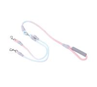 Topiky Laisse Double pour Chien Durable avec Poignée Confortable - Idéale pour Promener Deux Animaux Simultanément - Laisse en Nylon Robuste et Durable pour Les Promenades Quotidiennes (1,2 cm * 0,8