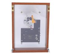 Topiky Lecteur CD Rétro, Cadre Photo Musical, Son HiFi Bluetooth en Acrylique Transparent, Support Mural et Design de Bureau, Lecteur Vintage Multifonctionnel pour la Maison, la C