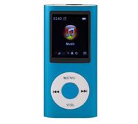 Topiky Lecteur de Musique MP3 USB Offrant Une qualité Sonore sans Perte et Un écran de 1,8" pour la Lecture de Musique et de Vidéos - Idéal pour Les Voyages et Les Loisirs (Plus Une Carte de 8 Go)