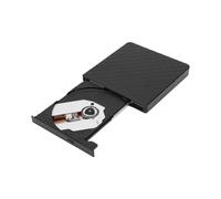 Topiky Lecteur Externe, Graveur de CD DVD BD USB 3.0 5 Gbit/s (Black) | Lecteur Compatible Lecture-écriture pour Ordinateurs Portables, Ordinateurs de Bureau, Lecture 3D, Corps ABS, Gestion des