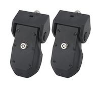 Topiky Loquets de Verrouillage de Capot avec clé, Robuste, Antivol, Loquet de Remplacement pour JL 2018 - 2026, JT 2019-2026 (BLACK)