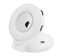 Topiky Lumière de Remplissage de Téléphone à intensité Variable avec Fixation Magnétique, luminosité Réglable pour Les Selfies, Idéale pour la Photographie en Direct (White)