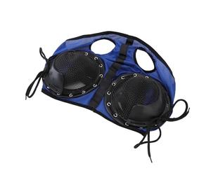 Topiky Lunettes de Course Hippique -Vent et Anti-Sable, Protection Oculaire Réglable avec Bordure en Cuir, Respirante pour Une Vision Concentrée, Fournitures de Harnais pour la Course et