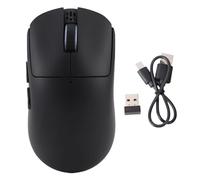 Topiky Maison sans Fil AI pour Ordinateur Portable PC, Enregistreur Vocal et Audio AI, Transcription, Traduction et résumé de L'IA, Souris Vocale Alimentée en AI avec Bluetooth (Black)
