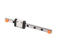 Topiky MGN7C-100-1R Rail de Guidage Linéaire, Bloc Coulissant Miniature | Guide de mouvement linéaire en acier à roulement, bloc de chariot interchangeable pour machine CNC, imprimante 3D,