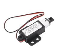 Topiky Mini Actionneur Linéaire électrique, Actionneur Linéaire à Course de 10 Mm, Poussée de 50 N, Vitesse de 15 Mm/s, de Mouvement 24 V CC avec Interrupteur de Fin de Course, Tube en Aluminium pour